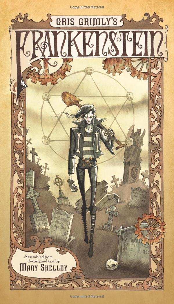 Frankenstein mary shelley gris grimly classic monsters gothic horror