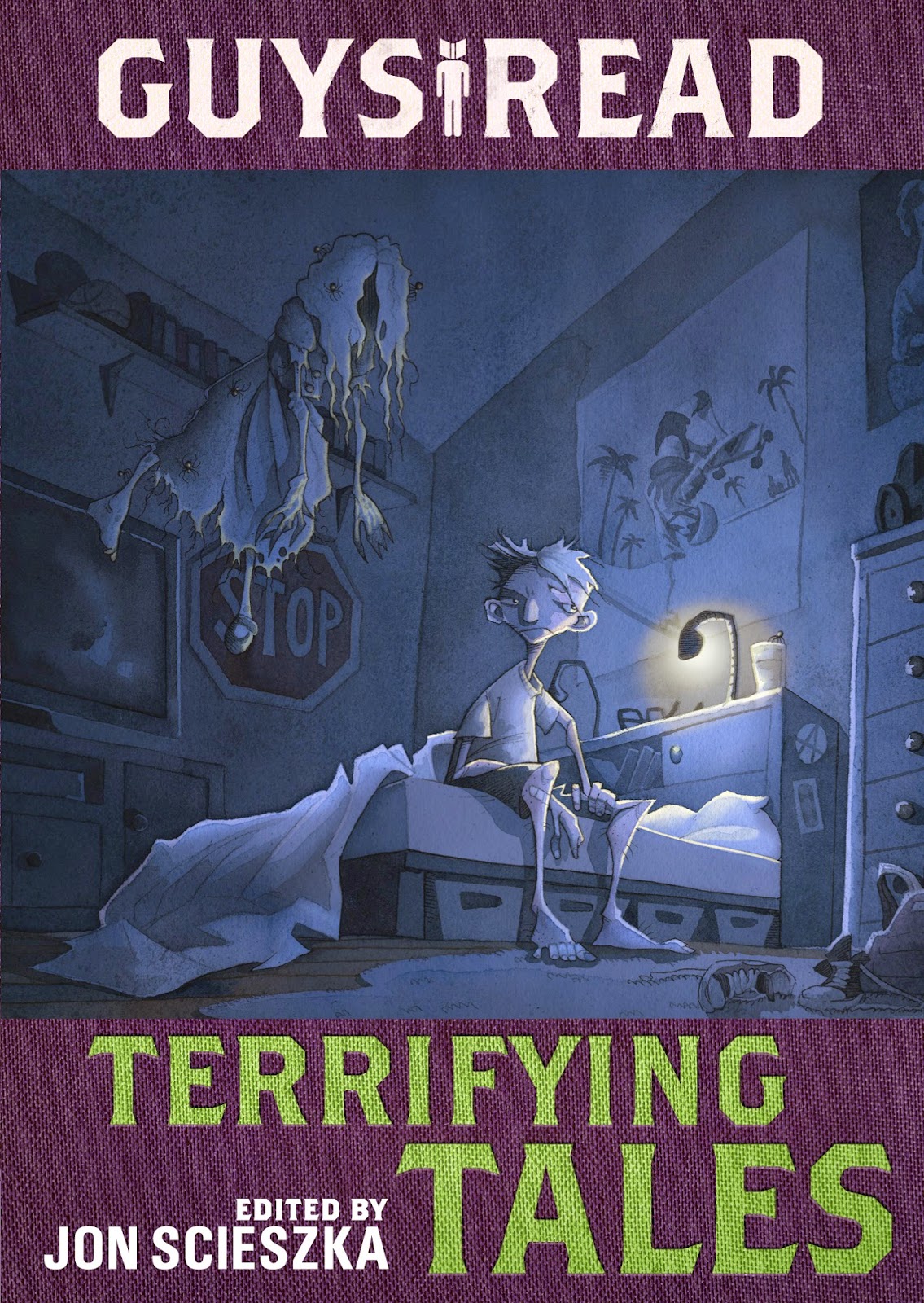 Guys Read terrifying tales gris grimly jon Scieszka Kelly Barnhill Michael Buckley Adam Gidwitz Adele Griffin Lisa Brown Claire Legrand Nikki Loftin Daniel Jose Older Dav Pilkey RL Stine Rita Williams Garcia ghost stories scary to tell in the dark