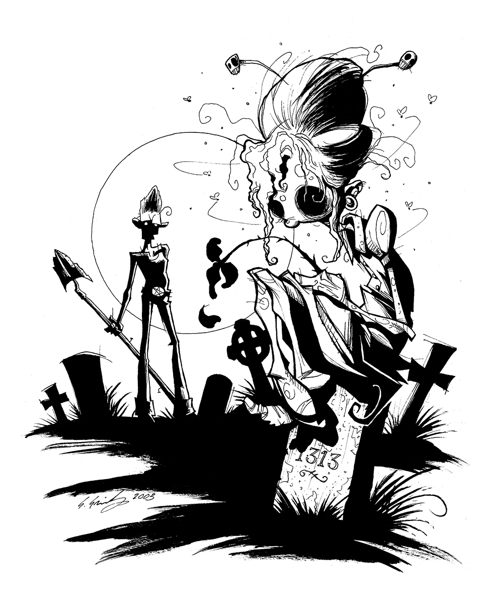 Unconventional amore gris grimly zombie zombies graveyard lovers dead ghouls ghoul halloween
