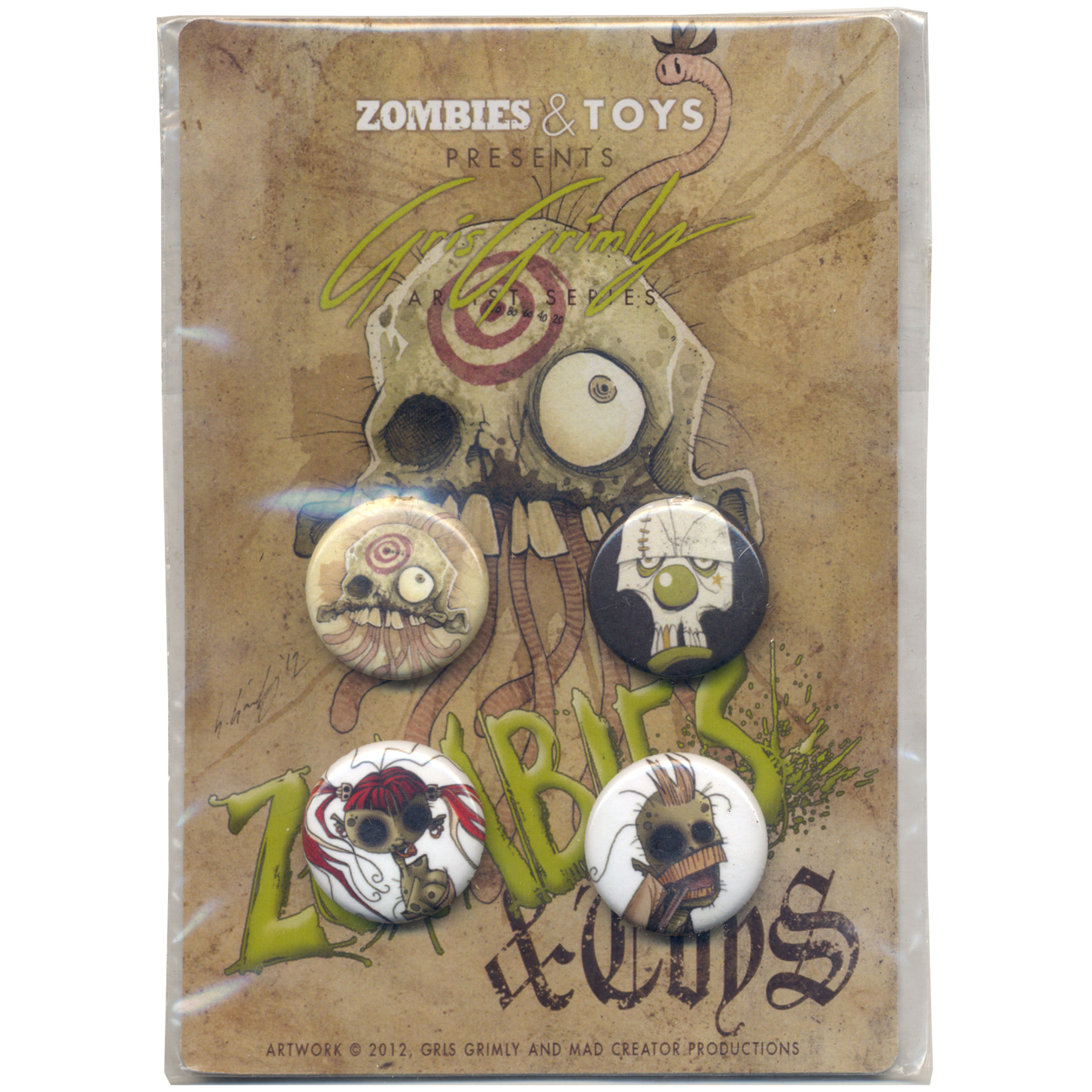 STORE CURIOS ZOMBIEBUTTONS