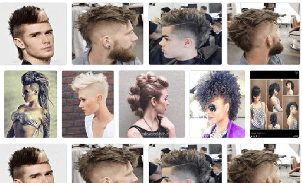 Foto Model Rambut Mohawk Pendek