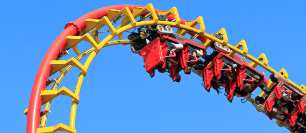 The Cobra rollercoaster at Ratanga Junction