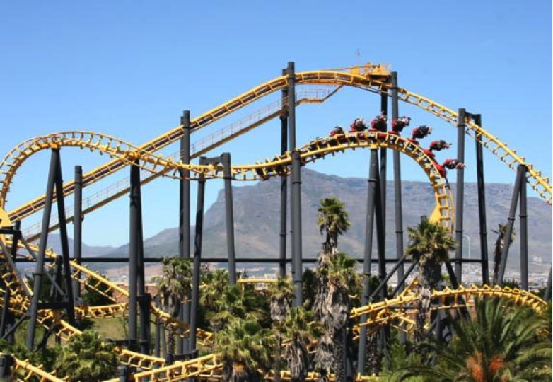 The Cobra rollercoaster at Ratanga Junction