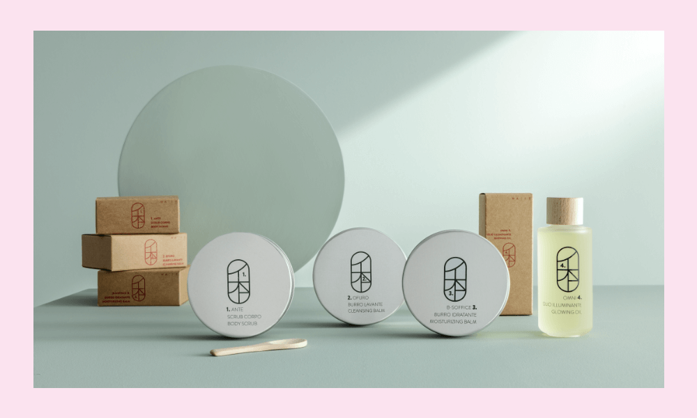 Flat lay con prodotti di Shibui, Raffaella Grisa