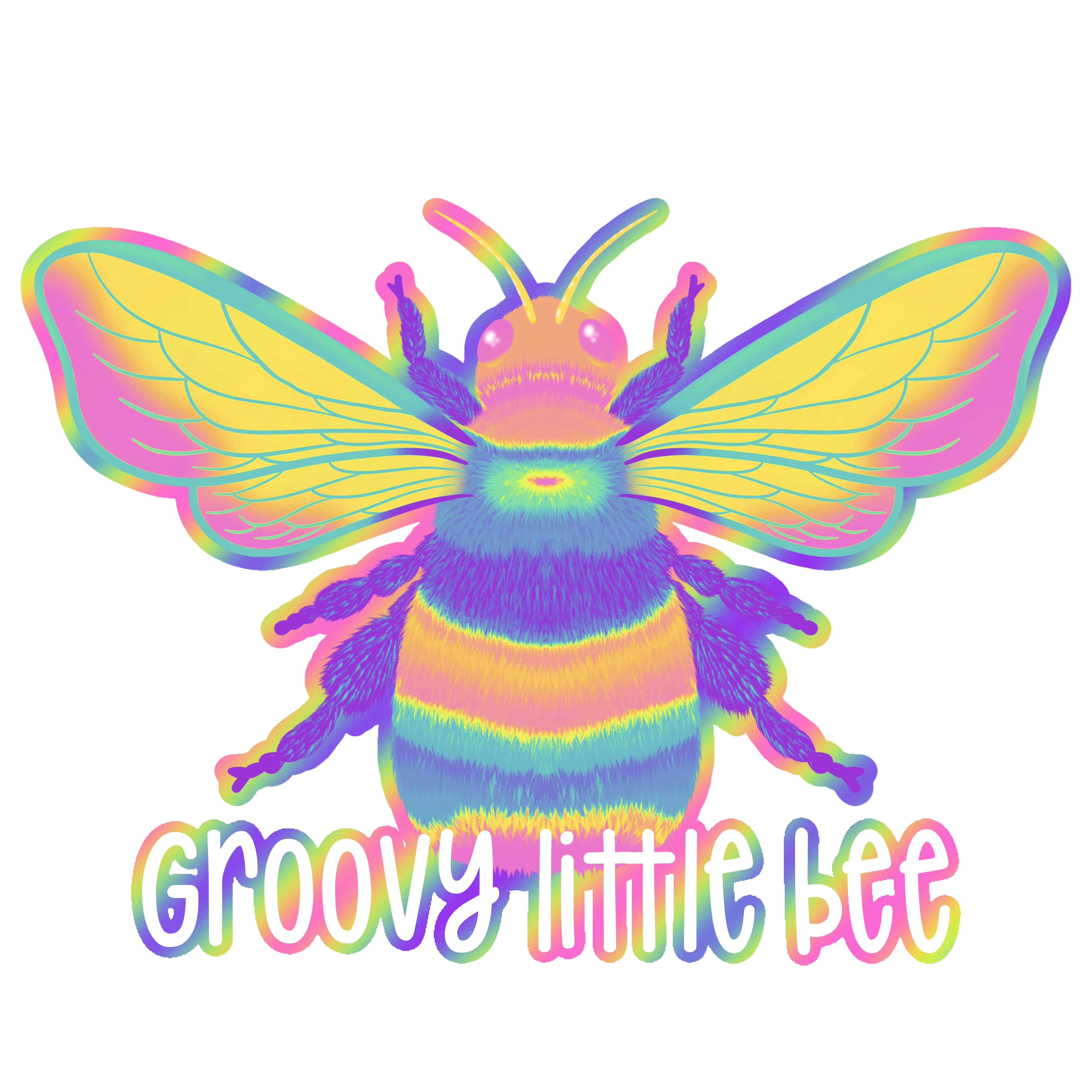 Groovy Little Bee - Space Pictures - Modern 8K Collection