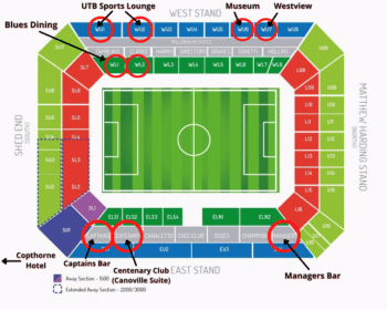 There is just one central food outlet to serve all of the away fans and it is quite dark considering that the stadium is new. Groundhopper Soccer Guides Chelsea Tickets And Hospitality