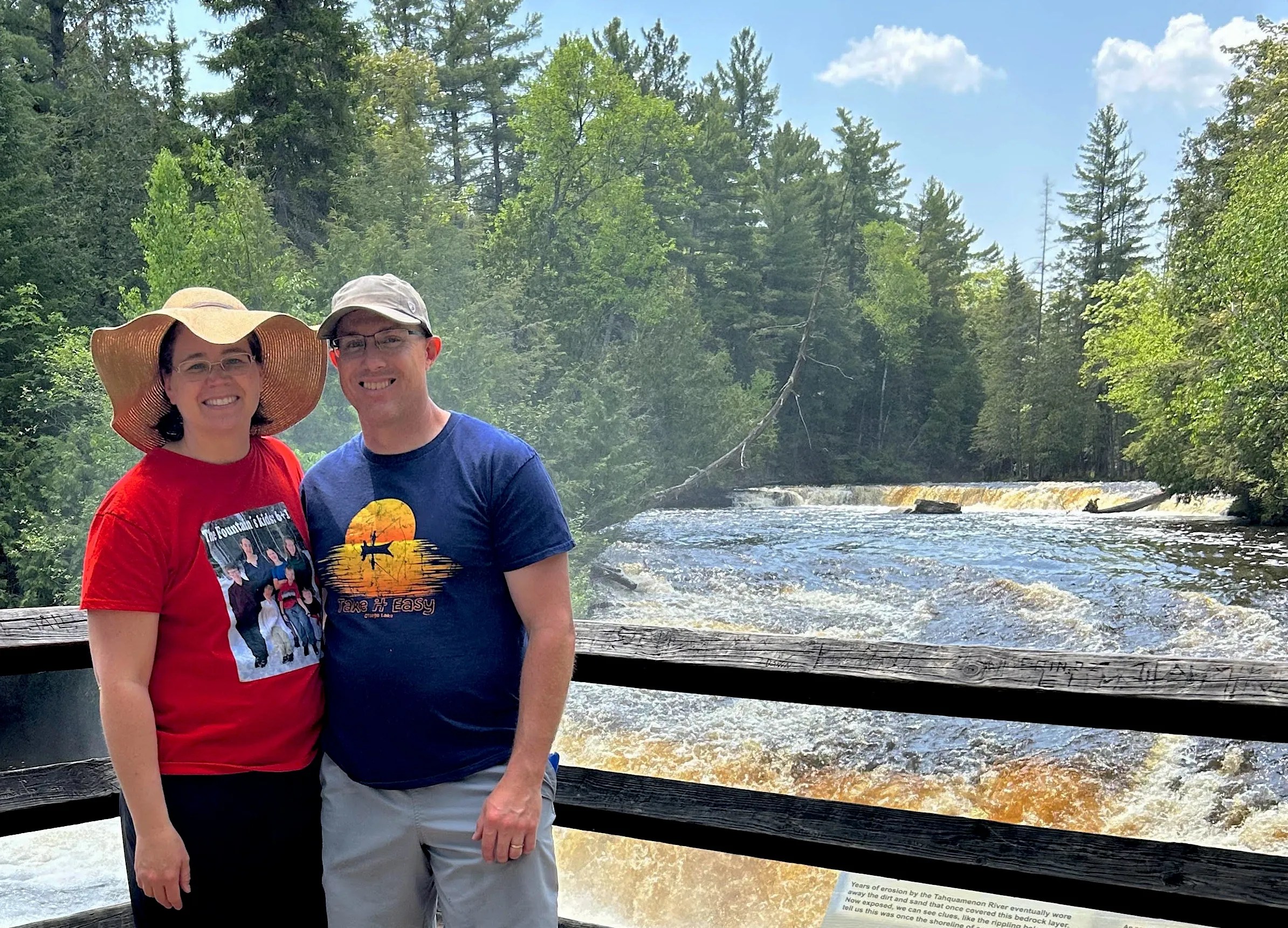 Becca and Andrew LaFountain, of Alpine Forest Farm