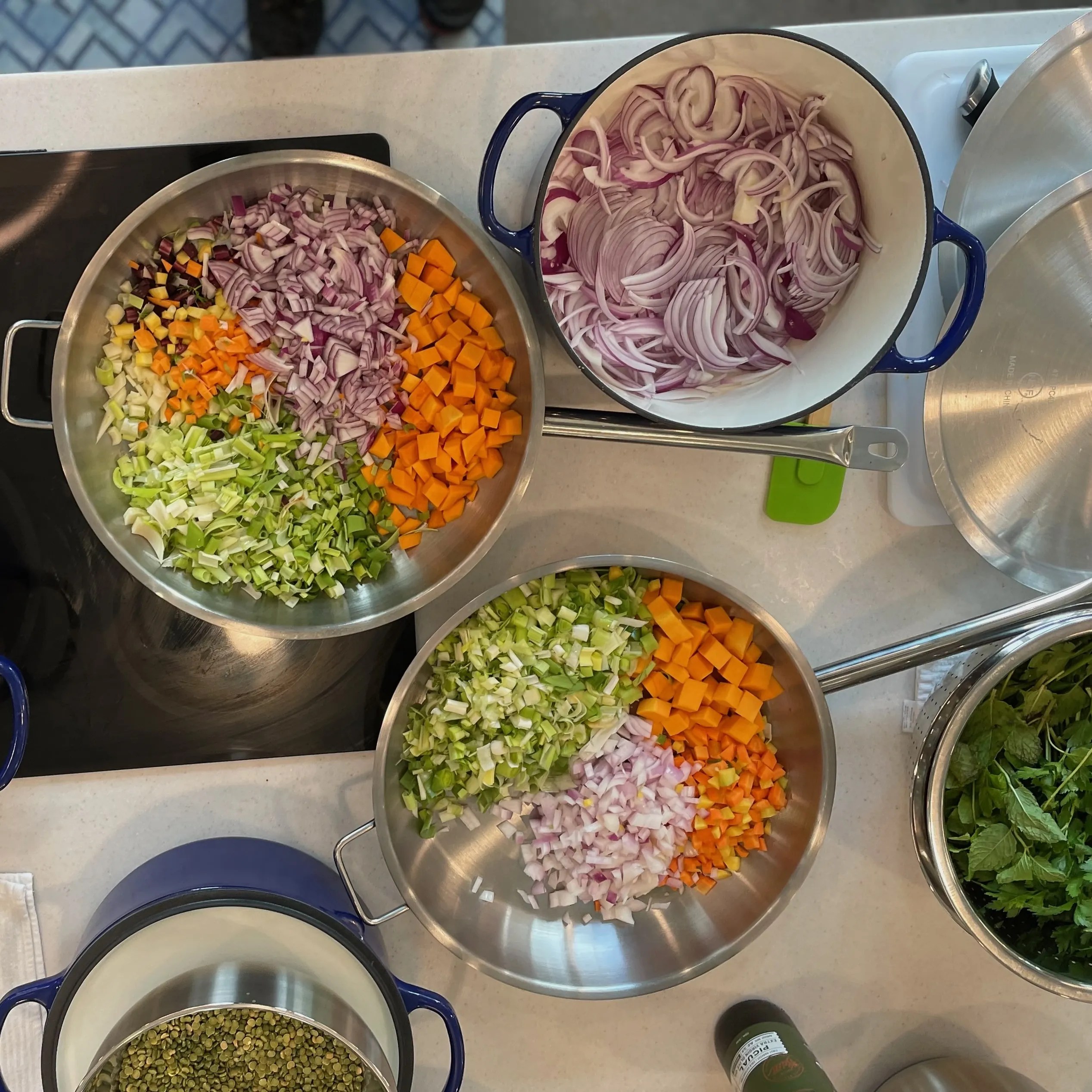 vegetables cooking