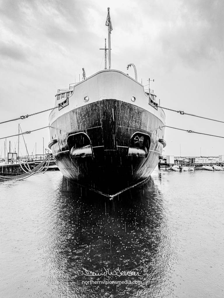 Chicago waterfront on a rainy day, iPhone 16 Pro