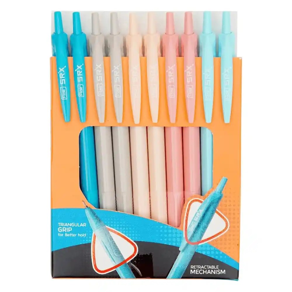 flair SRX Pen | 10pcs | Triangualr Grip For beter Hold