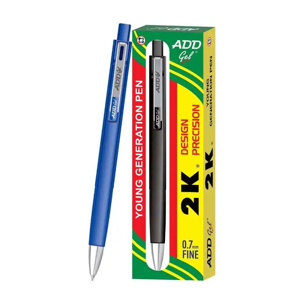 Add Gel 2K | design Precision | 0.7mm Fine | Leads in Writing Technology