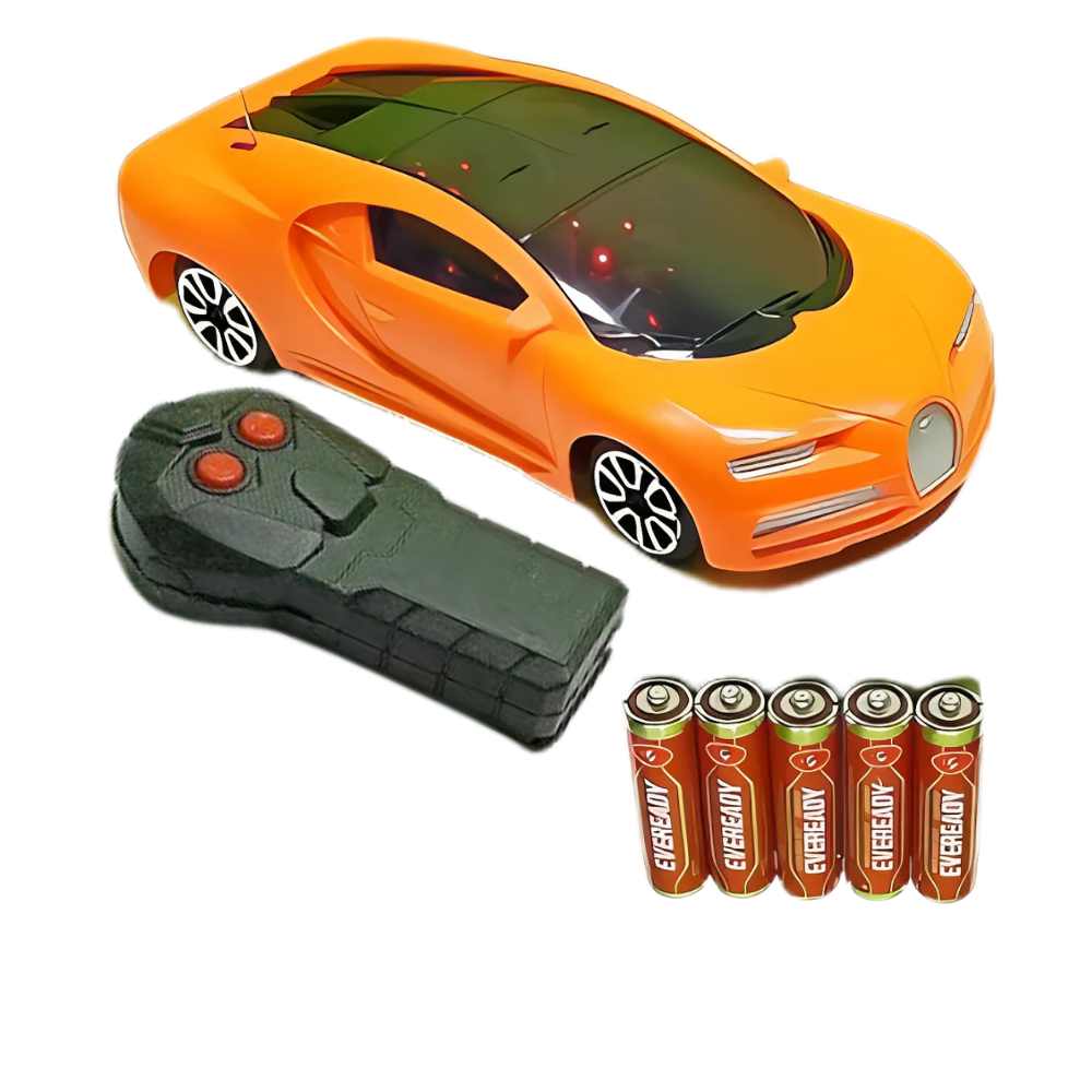 Wireless Remote Control Super Fast Car Fast Racing car for Kids (Yellow)  Grover Techno