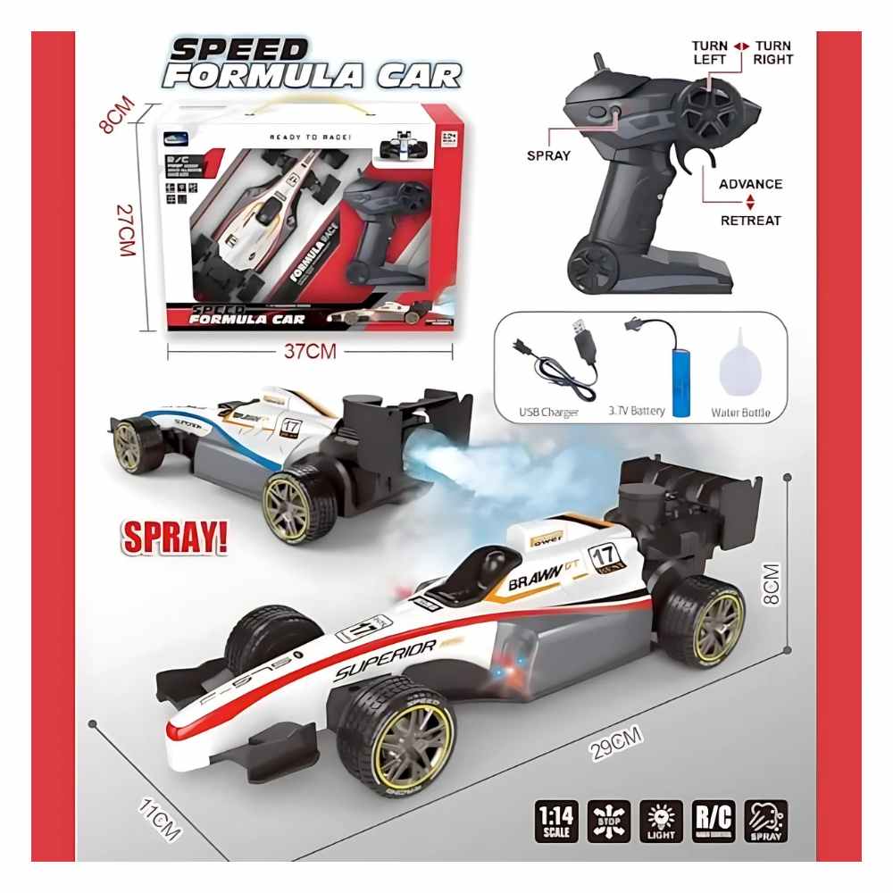 High-Speed Remote Control Formula Racing Model Car Grover Techno