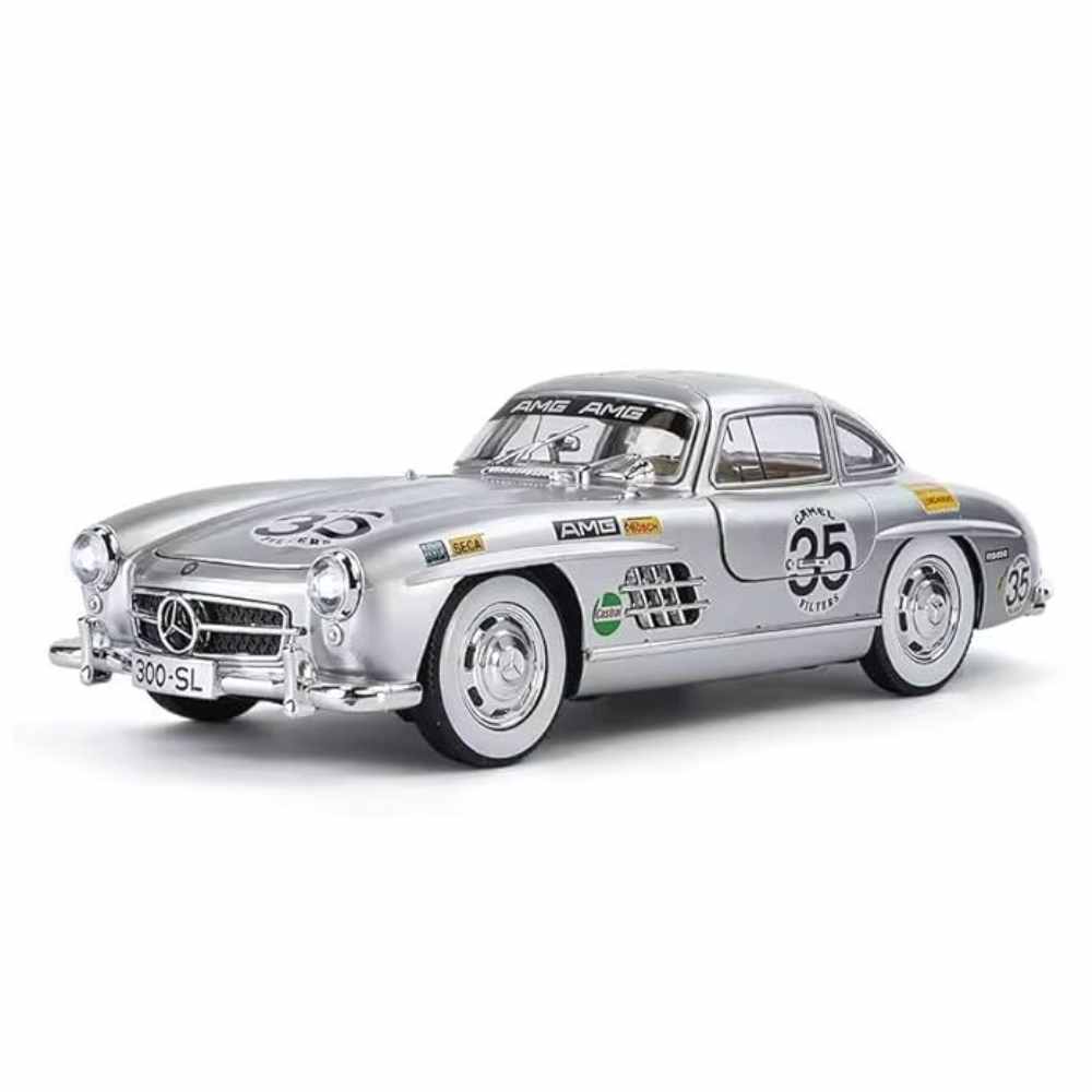 FEXXA 1:24 Scale Ben-Z 300SL Die-Cast Metal Car With Sport Car