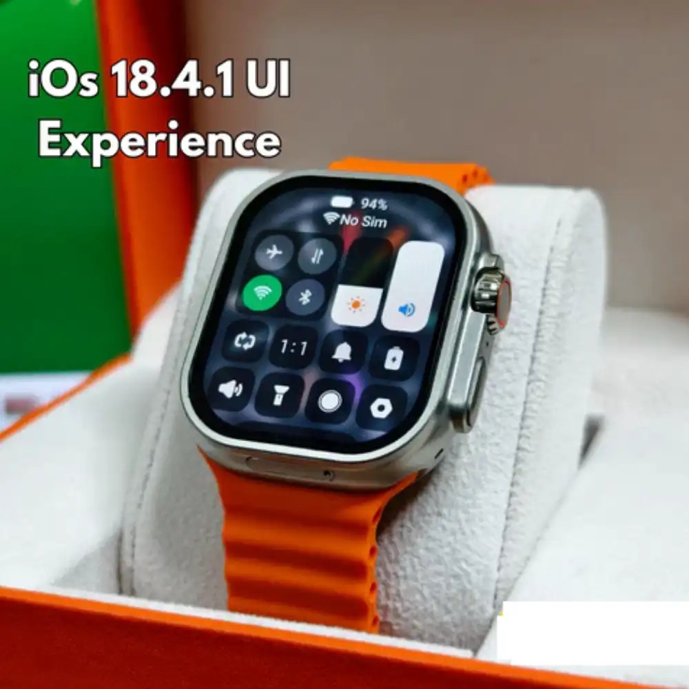 CD21/S21 Android Smart Watch – Super AMOLED Display, 8GB RAM, 128GB Storage, Side Fingerprint Sensor, 180° Rotating 12MP Camera