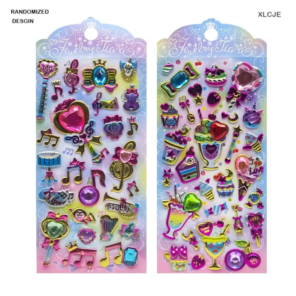 Sparkling Jewelry & Tiara Stickers for Journaling & Crafts | 1pcs