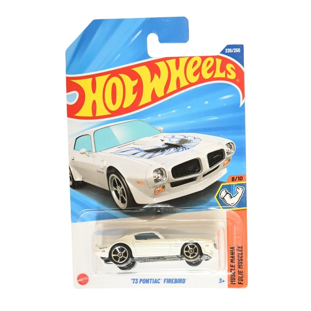 Hot Wheels '73 Pontiac Firebird – White (Muscle Mania Series)