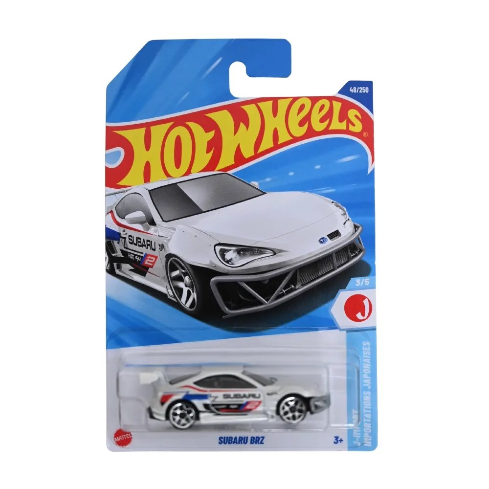 Hot Wheels Subaru BRZ - White J-Imports Edition (48/250)
