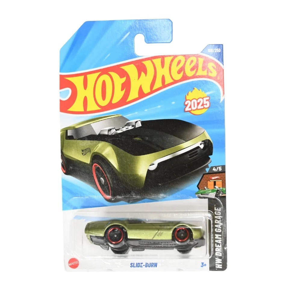 Hot Wheels Slide Burn – 2025 HW Dream Garage Series Die-Cast Car