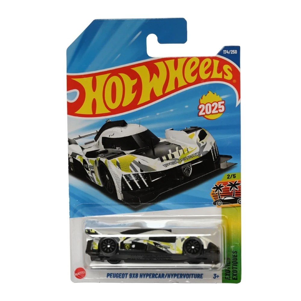Hot Wheels 2025 Exotics PEUGEOT 9X8 HYPERCAR 174/250
