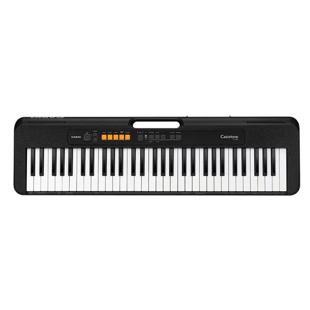 Casio CT-S100 Casiotone 61-Key Portable Keyboard with Piano tones, Black (61 Keys)