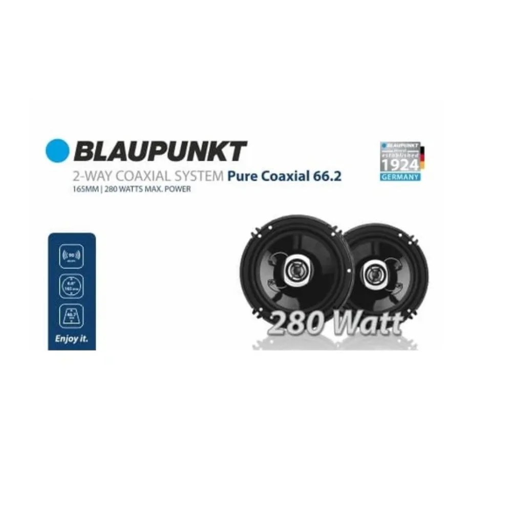 Blaupunkt 6.5-Inch 2-Way Coaxial Car Speaker | 280W Peak Power | 40W RMS