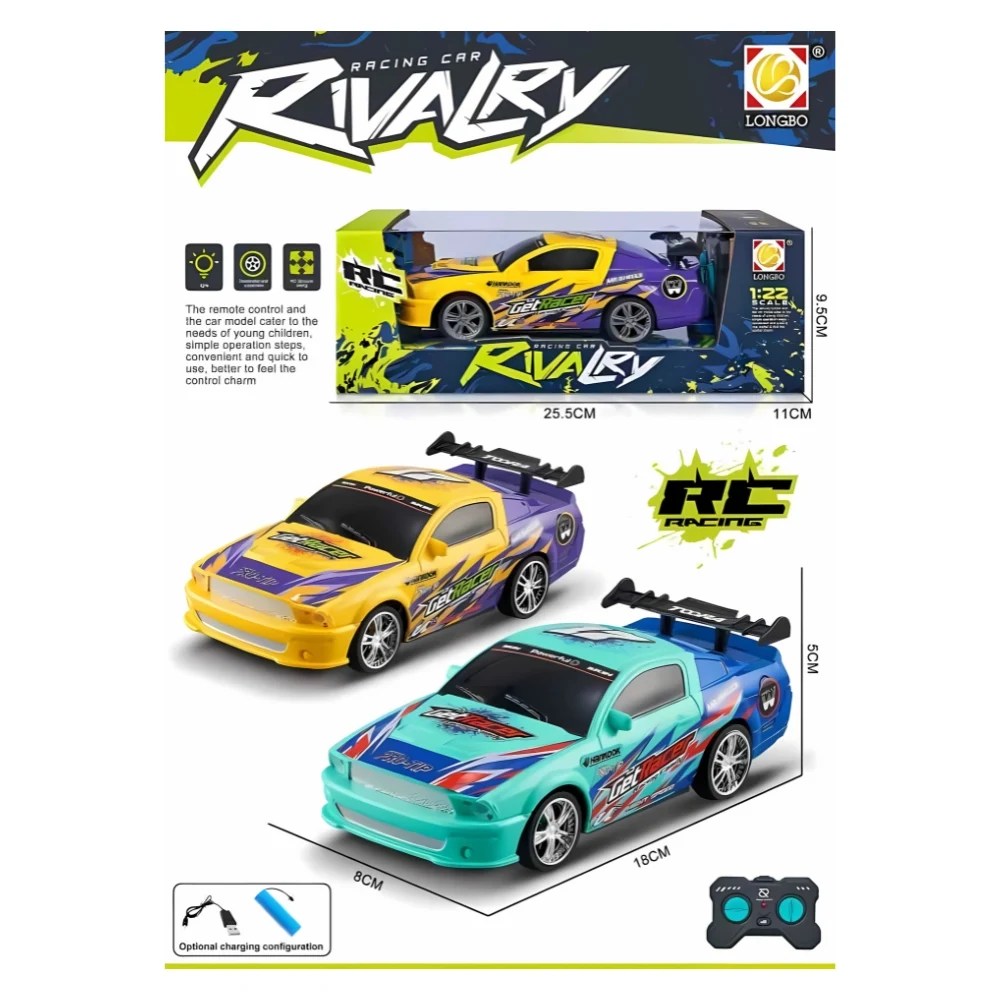 Rivalry Remote Control Racing Car – 1:22 Scale