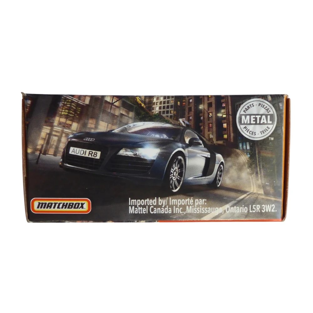 Matchbox 2020 Audi R8 Die-Cast Car, 1:64 Scale, Metal Parts, Ages 3+