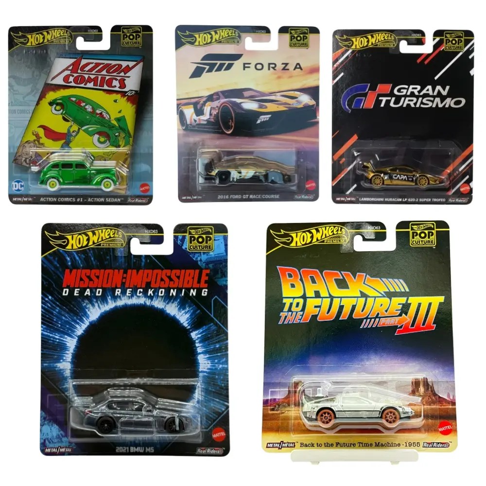 Hot Wheels Pop Culture 2025 - Set Of 5 - Grover Techno