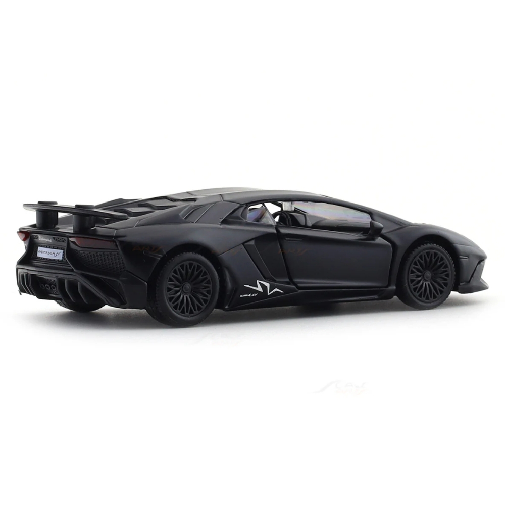 RMZ City Lamborghini Aventador SV Coupe Matte Black 1:33-42 Scale