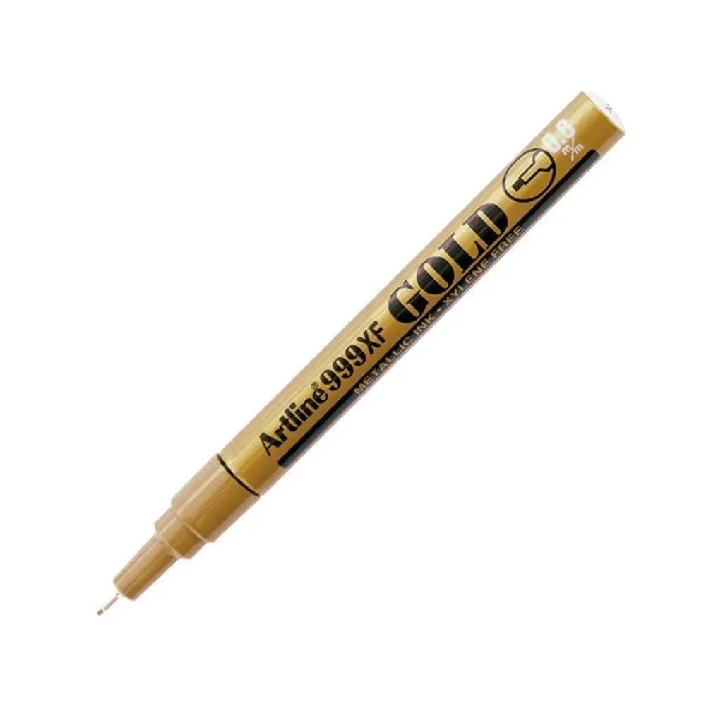 Artline 999XF Fine Tip Metallic Marker | Gold | 1pcs |
