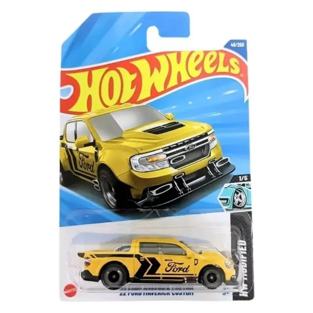 Hot Wheels 22 Ford Maverick Custom, 40/250, Yellow, Imported