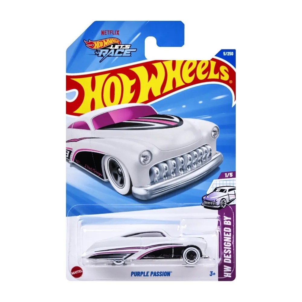 Hot Wheels Purple Passion White 5/250 Imported