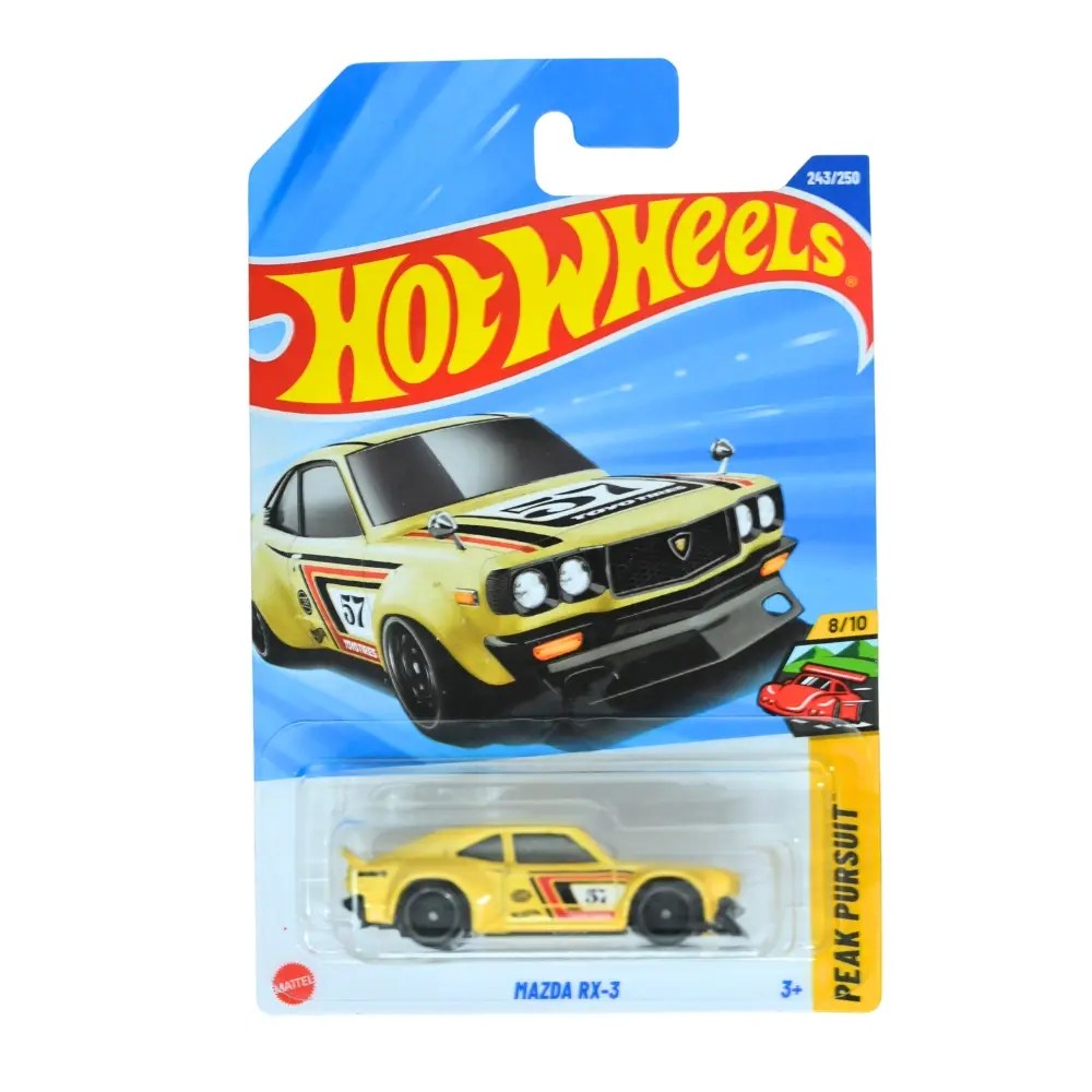 Hot Wheels Mazda RX-3 Yellow 243/250