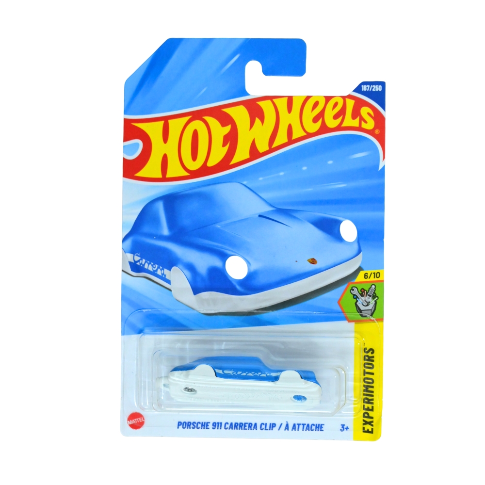 Hot Wheels Porsche 911 Carrera Clip Blue 187/250 Grover Techno