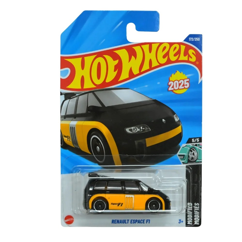 Hot Wheels Renault Espace F1 Black Yellow 172/250
