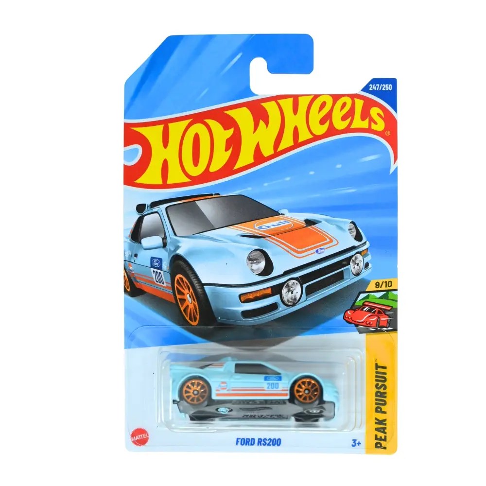 Hot Wheels Ford RS200 Blue 247/250