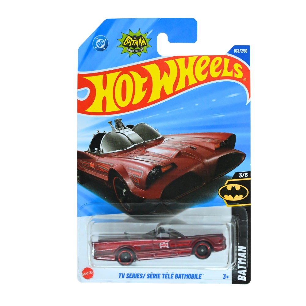 Hot Wheels TV Series Batmobile Red 103/250 Grover Techno
