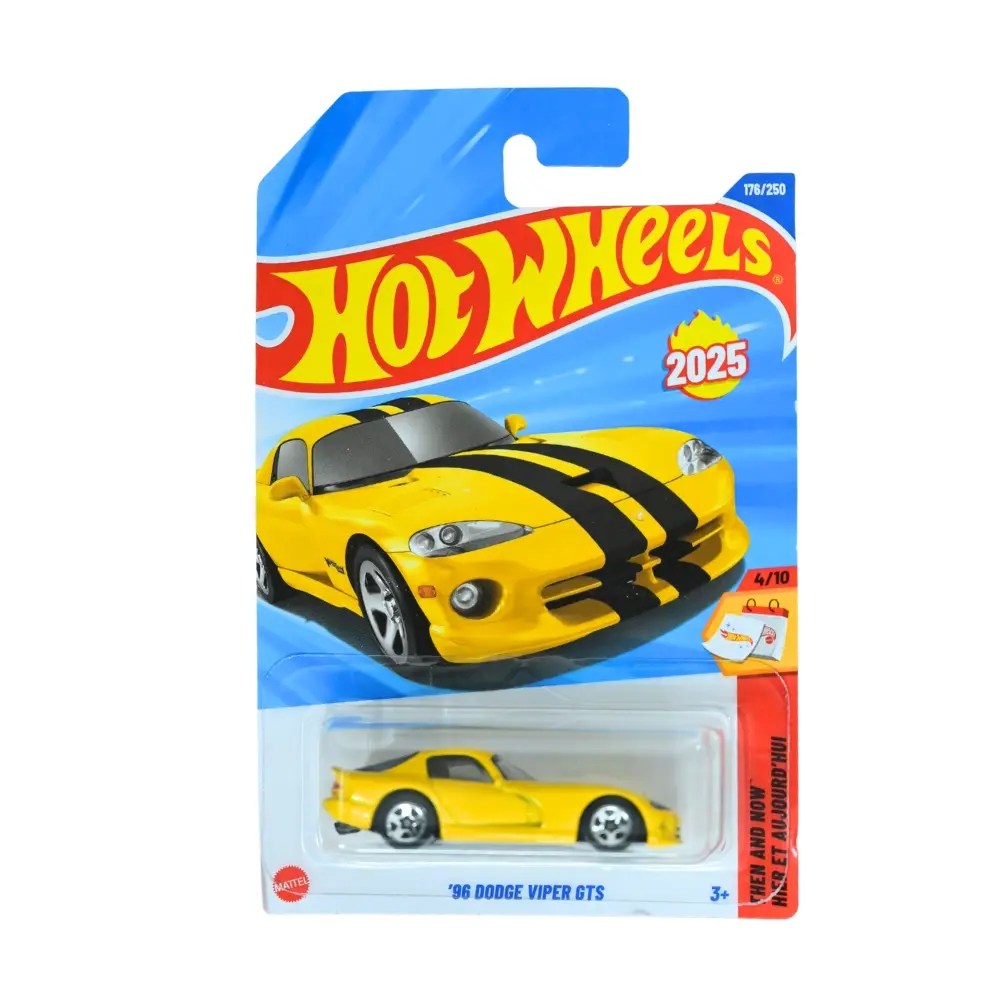 Hot Wheels ’96 Dodge Viper GTS Yellow 176/250