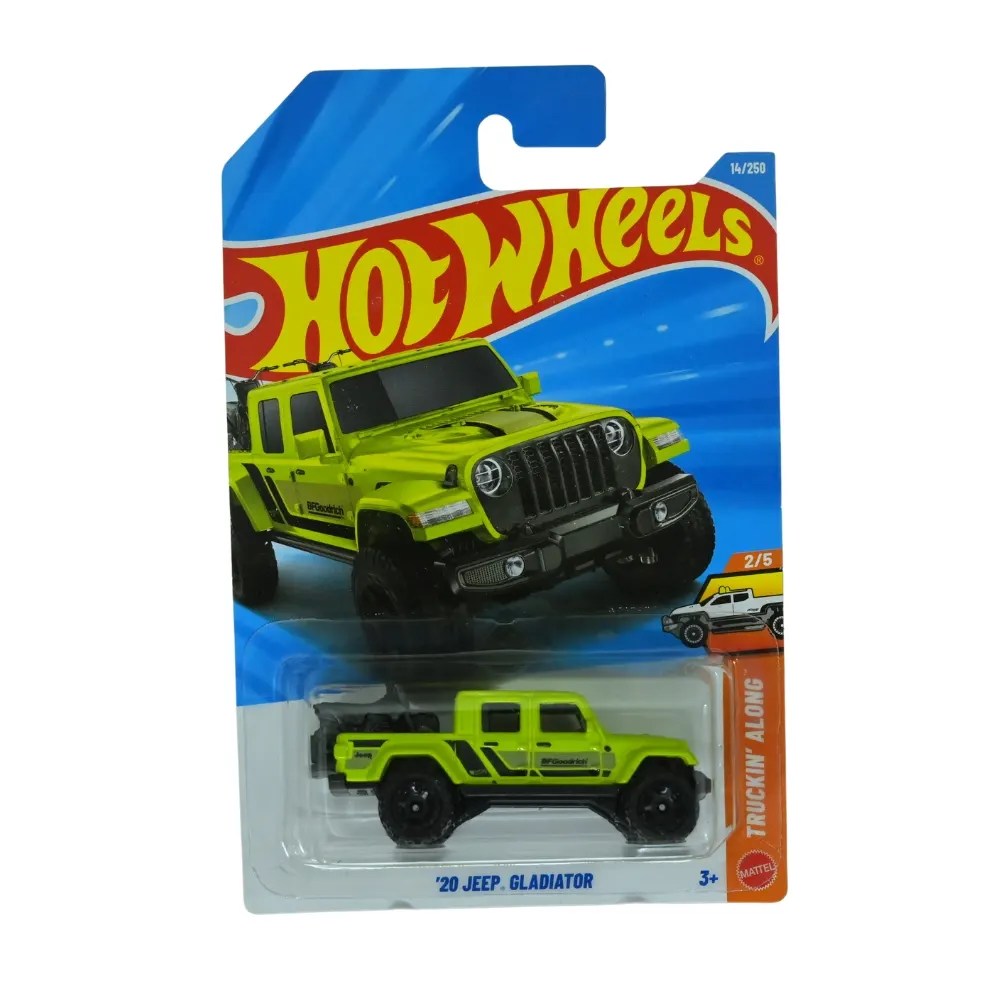Hot Wheels 20 Jeep Gladiator 14 250 Yellow