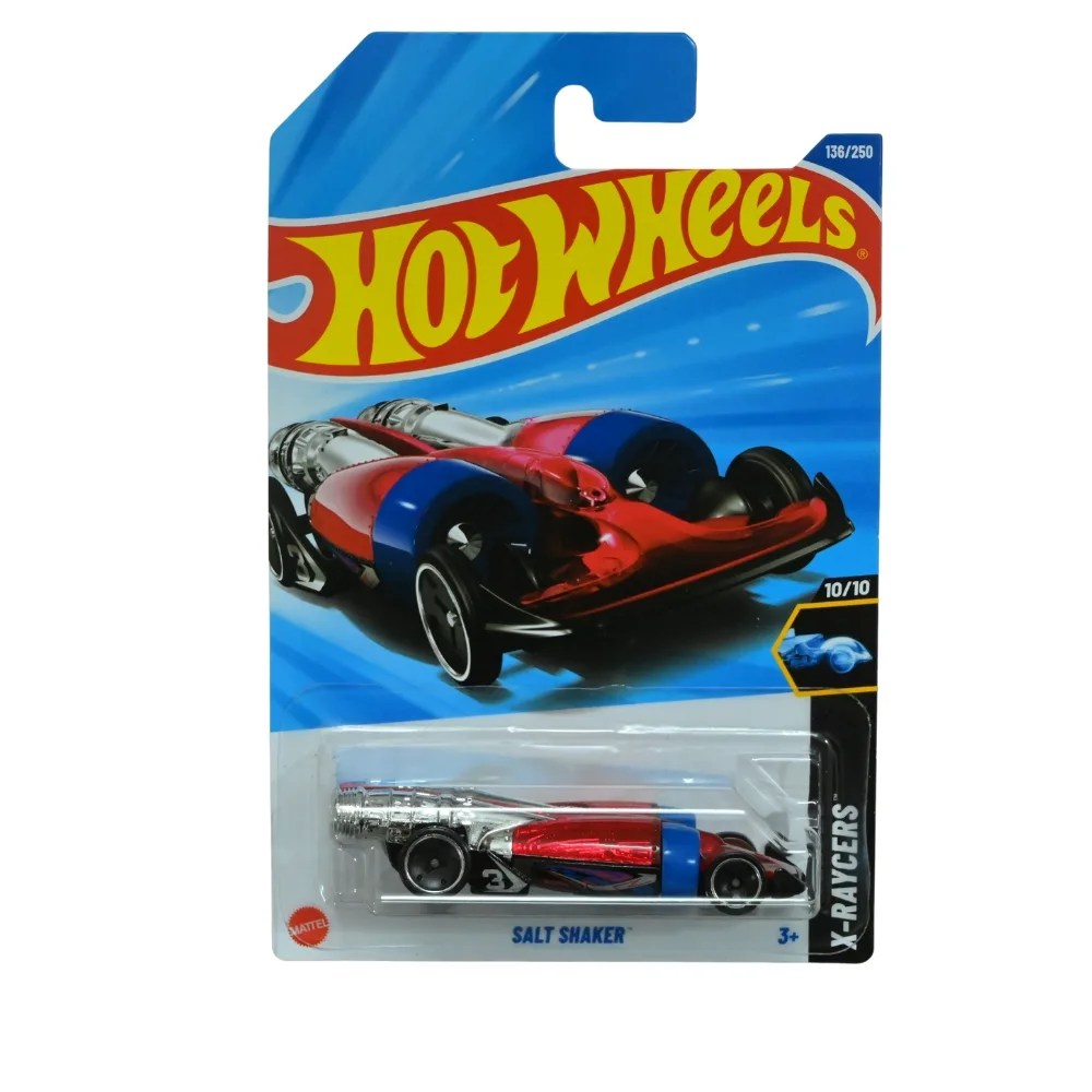 Hot Wheels Salt Shaker Chrome Red Blue 136/250