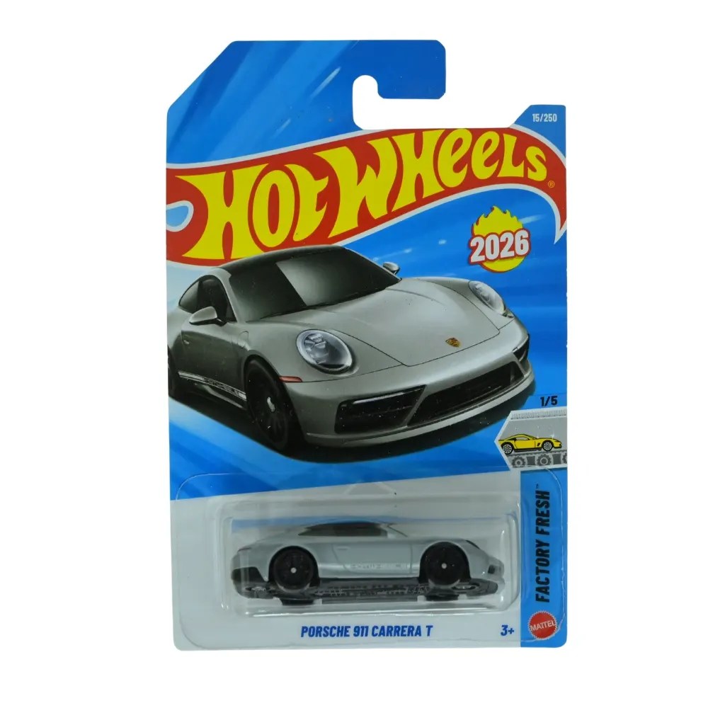 Hot Wheels Porsche 911 Carrera T 15 250 Silver