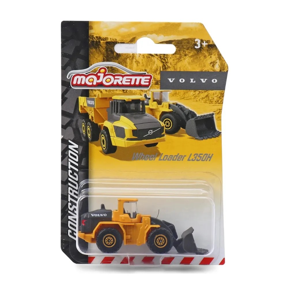 Majorette Volvo Wheel Loader L350H – Heavy-Duty Die-Cast Construction Toy