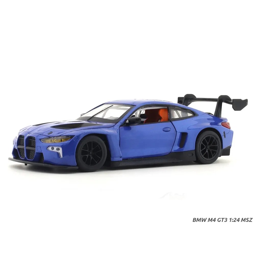 MSZ BMW M4 GT3 Blue– 1:24 Scale | Official Licensed - Grover Techno