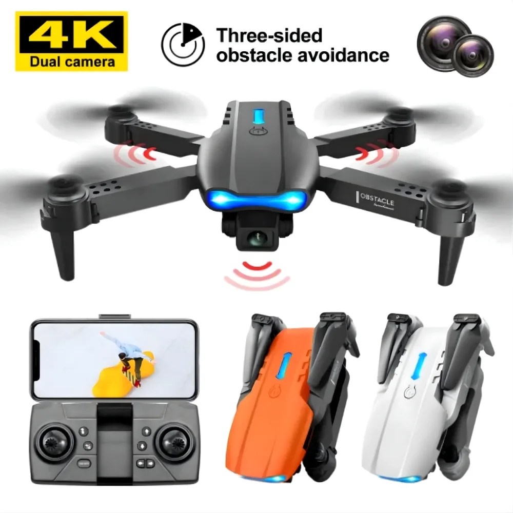 E99 Pro 4K Dual Camera Foldable Drone with Obstacle Avoidance