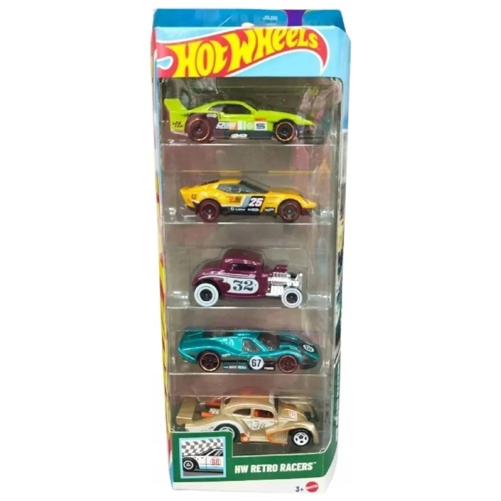 Hot Wheels HW Retro Racers 5-Car Pack