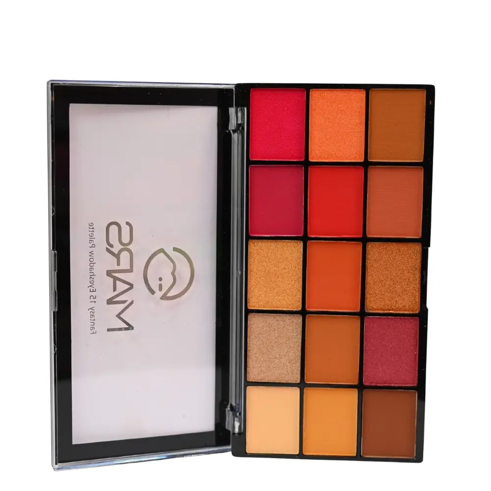 Mars Fantasy 15 Eyeshadow Palette – Warm Matte & Shimmer Shades