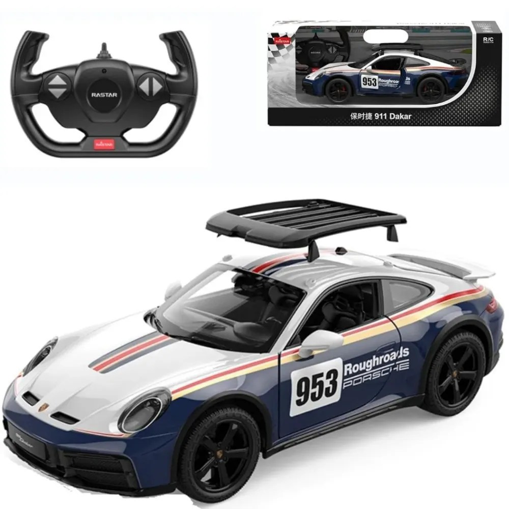 Rastar 1:14 Porsche 911 Dakar RC Car – Official Licensed