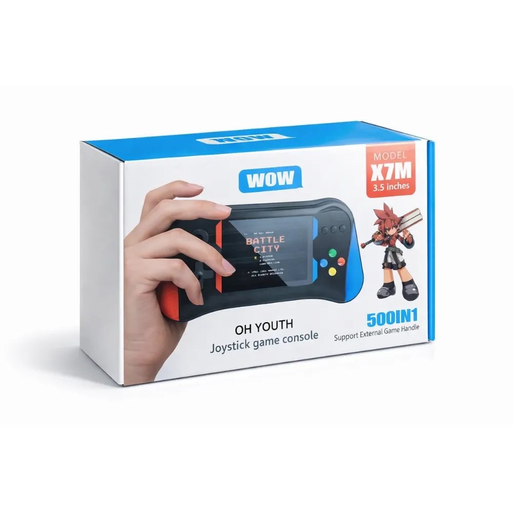 Handheld Game Console X7M | 3.5-Inch Screen | 500-in-1 Retro Games