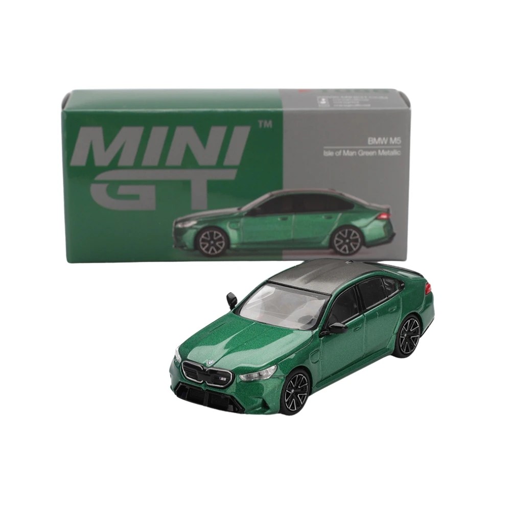 Mini GT BMW M5 Isle of Man Green Metallic